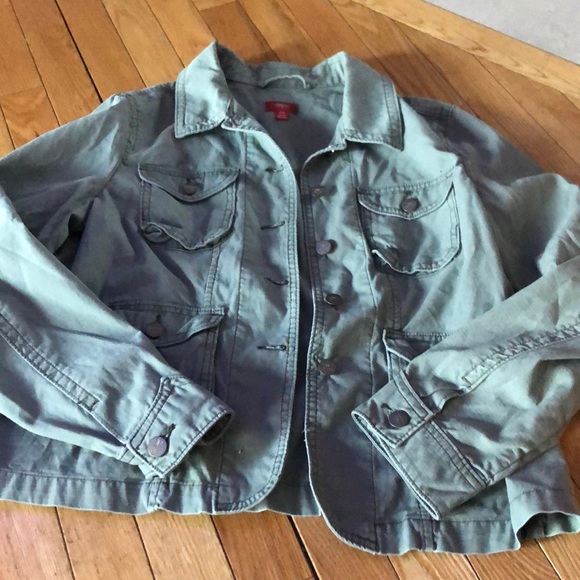 Mossimo Supply Co. Jackets & Blazers - Olive Green Jean Jacket